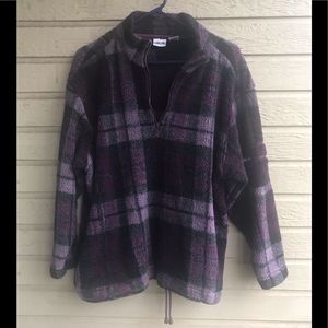 Cherokee Plaid Warm Pull-Over SZ L